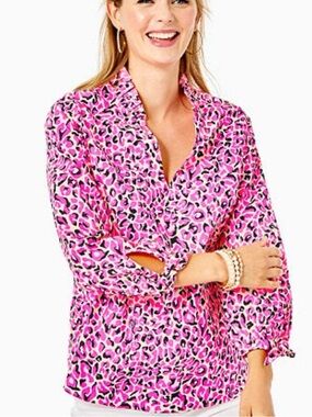 Lilly Pulitzer Sherida long-sleeve top